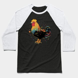 Pop Art Chicken Gifts Funny Chicken Baseball T-Shirt